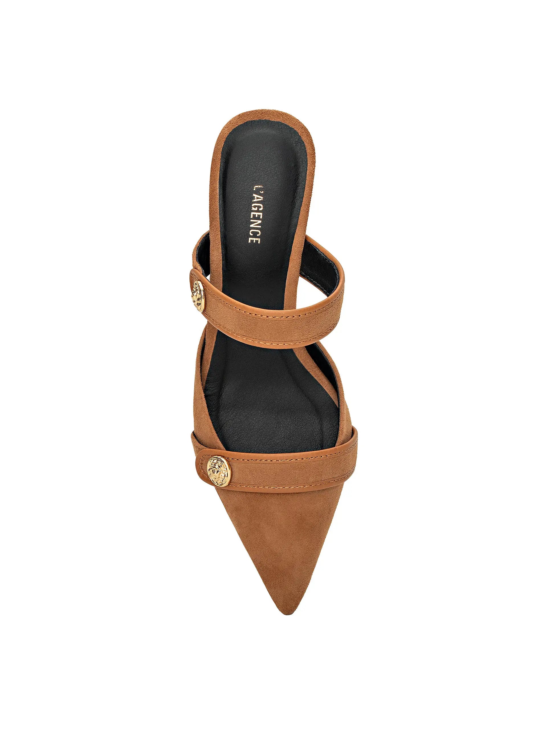GILLIANE HEELED MULE