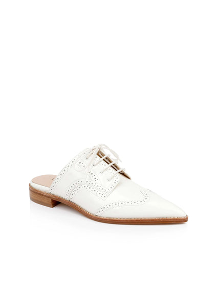 LILOU LEATHER OXFORD MULE