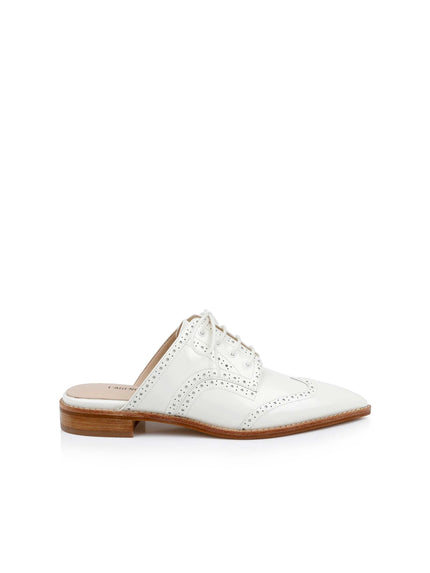 LILOU LEATHER OXFORD MULE