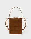 LAITH WOVEN BUCKET BAG