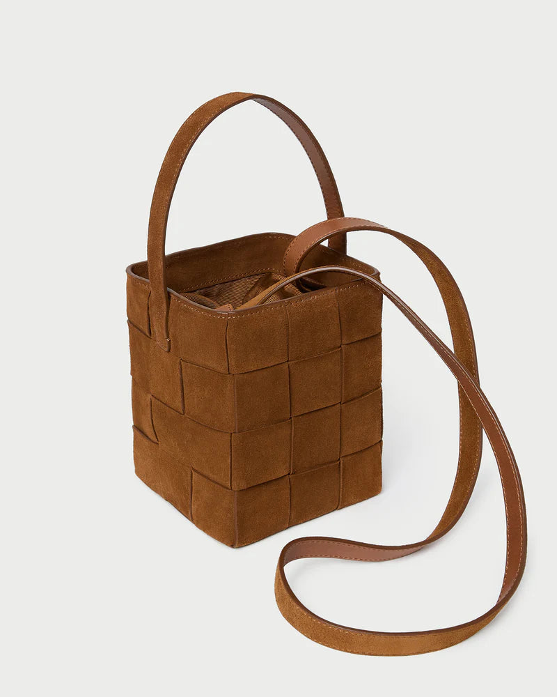 LAITH WOVEN BUCKET BAG