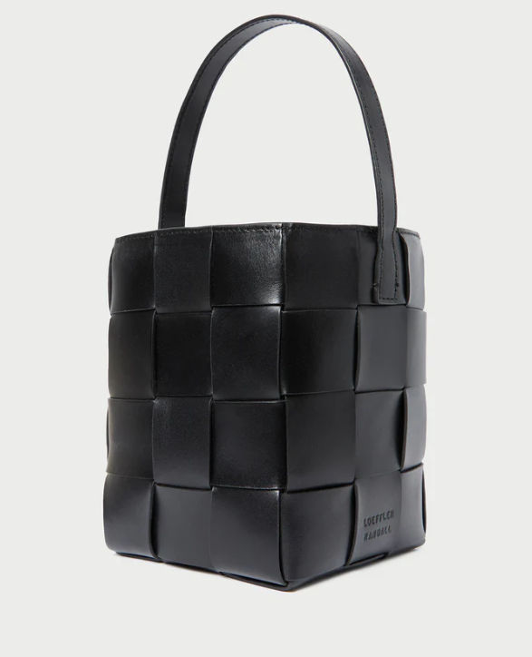 LAITH WOVEN BUCKET BAG