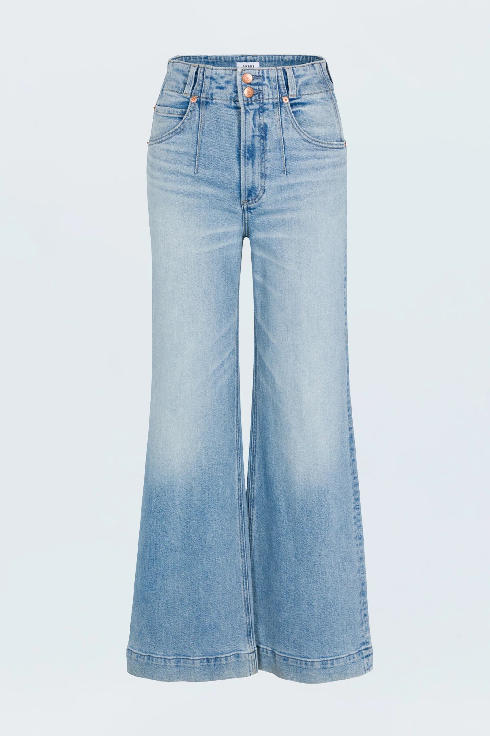 LANA HIGH RISE ULTRA WIDE LEG JEAN IN TERRACE