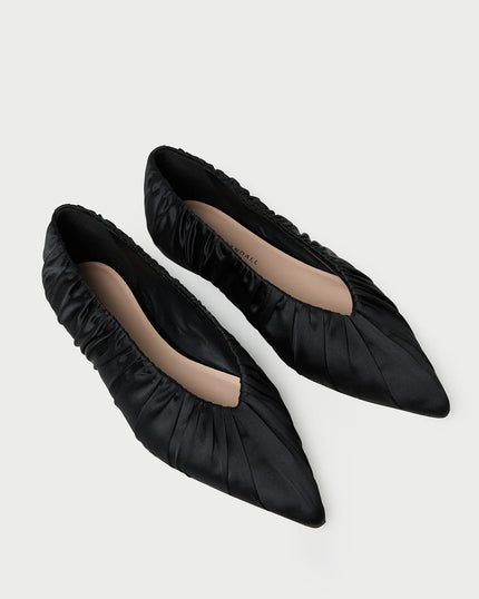 LANE SATIN BALLET FLAT