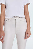 LENNON HIGH RISE CROP BOOT JEAN IN IVORY LUSTER