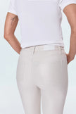 LENNON HIGH RISE CROP BOOT JEAN IN IVORY LUSTER
