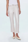 LENNON HIGH RISE CROP BOOT JEAN IN IVORY LUSTER