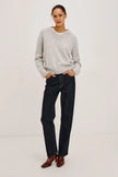LIDYA SWEATER IN HEATHER GREY