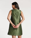 LILLY SHIFT DRESS IN MODERN PALM