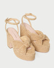 LIZA NATURAL PLATFORM SANDAL