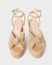 LIZA NATURAL PLATFORM SANDAL