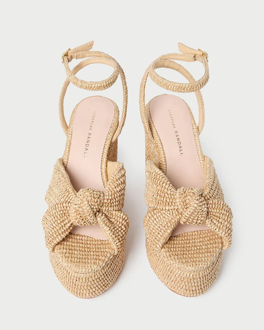 LIZA NATURAL PLATFORM SANDAL