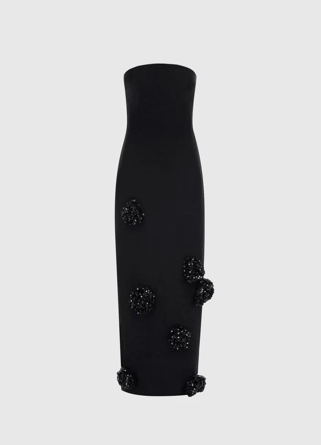 RAYNA EMBELLISHED MAXI DRESS AND CAPE SET