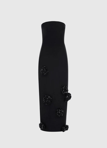 RAYNA EMBELLISHED MAXI DRESS AND CAPE SET