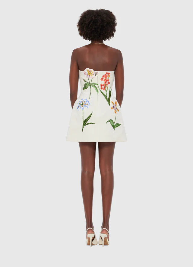 ROSARIO VELVET MINI DRESS