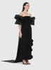 RAYNA EMBELLISHED MAXI DRESS AND CAPE SET