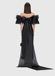 RAYNA EMBELLISHED MAXI DRESS AND CAPE SET