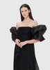 RAYNA EMBELLISHED MAXI DRESS AND CAPE SET