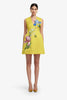 BREE VNECK EMBROIDERY MINI DRESS