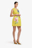 BREE VNECK EMBROIDERY MINI DRESS