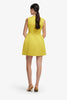 BREE VNECK EMBROIDERY MINI DRESS