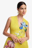 BREE VNECK EMBROIDERY MINI DRESS