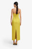 RAYNA APPLIQUE FLORAL BUSTIER MAXI DRESS