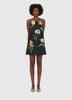 LEIA EMBROIDERED MINI DRESS