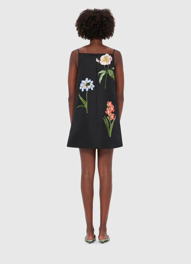 LEIA EMBROIDERED MINI DRESS
