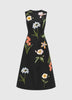 CLEO EMBROIDERED MIDI DRESS