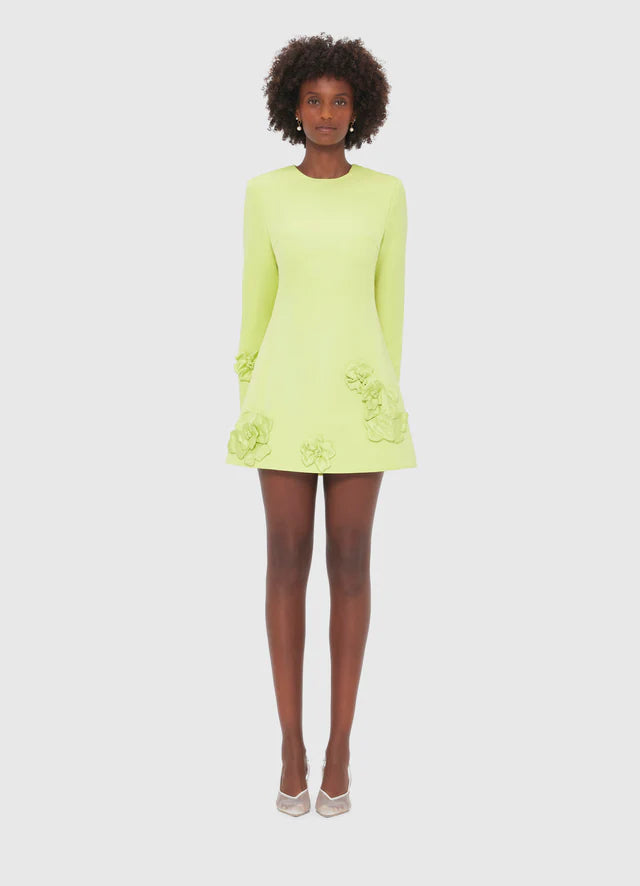 ALIZA LONG SLEEVE PETAL MINI DRESS