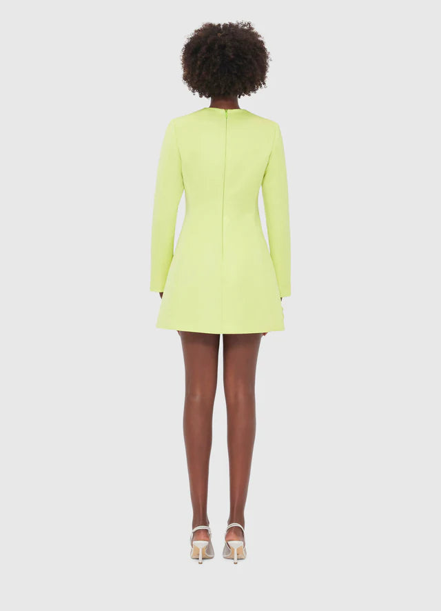 ALIZA LONG SLEEVE PETAL MINI DRESS