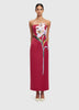 RAYNA  APPLIQUE FLORAL MAXI DRESS