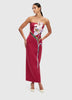 RAYNA  APPLIQUE FLORAL MAXI DRESS