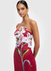 RAYNA  APPLIQUE FLORAL MAXI DRESS