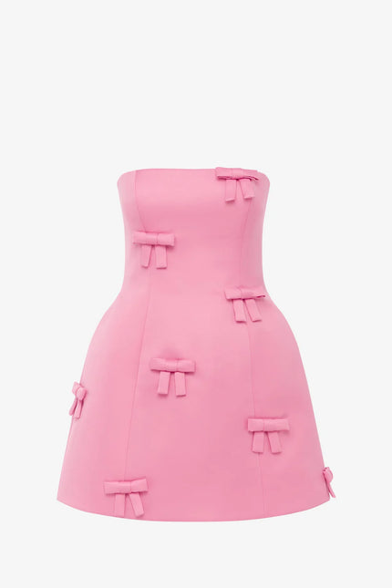 ROSELLE BOW MINI DRESS