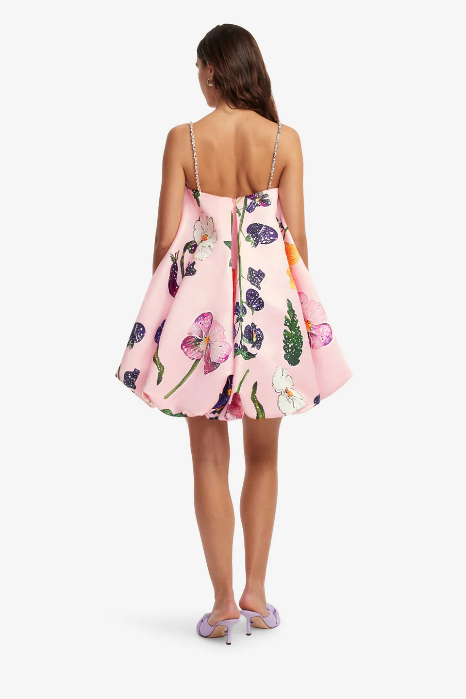 PATSY EMBELLISHED PUFF MINI DRESS