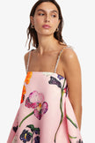 PATSY EMBELLISHED PUFF MINI DRESS