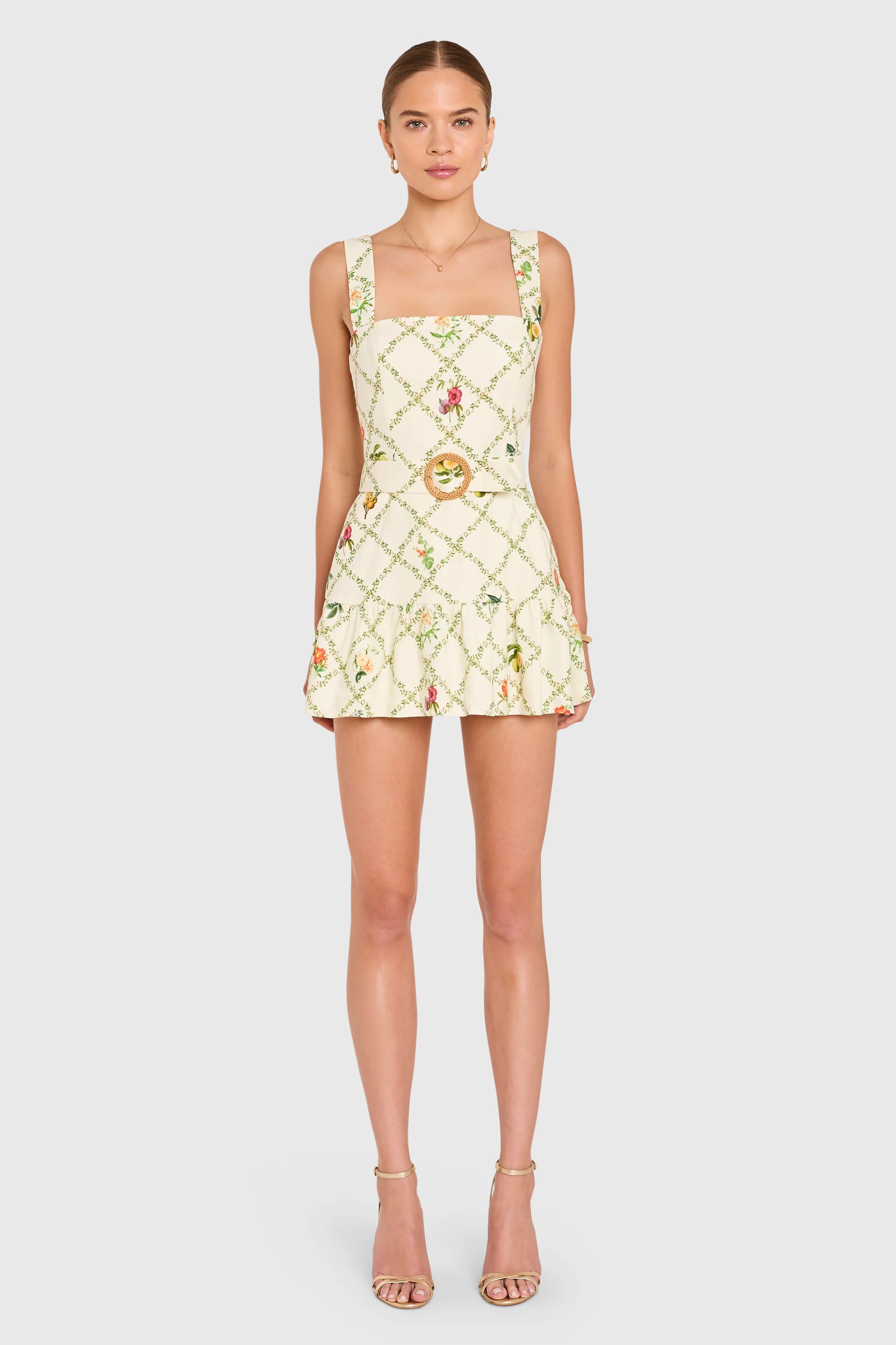 LENA ROMPER IN TRELLIS