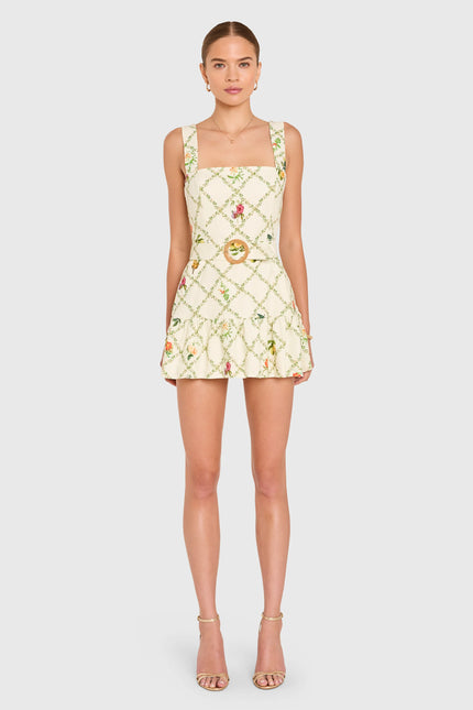 LENA ROMPER IN TRELLIS