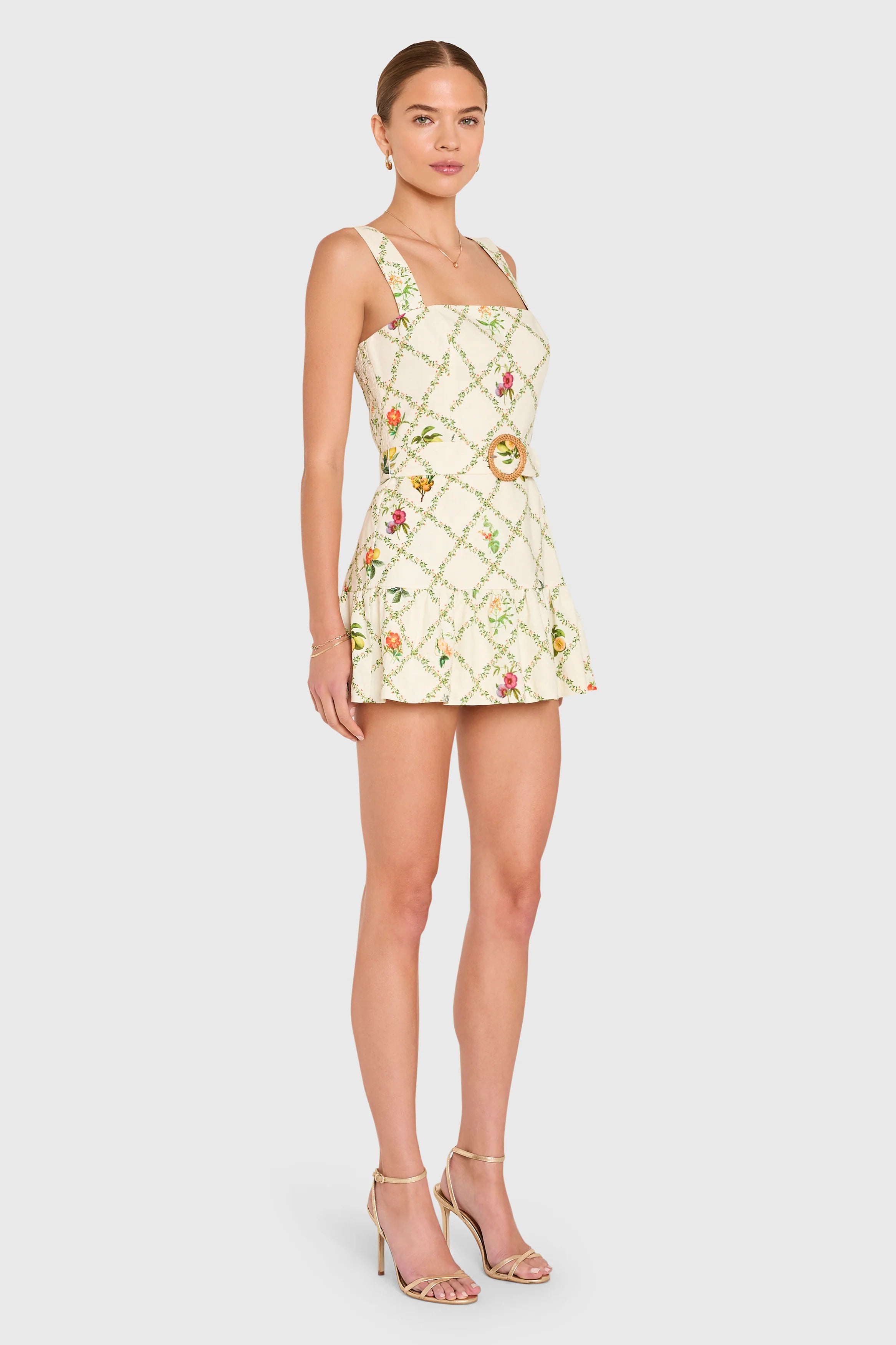 LENA ROMPER IN TRELLIS