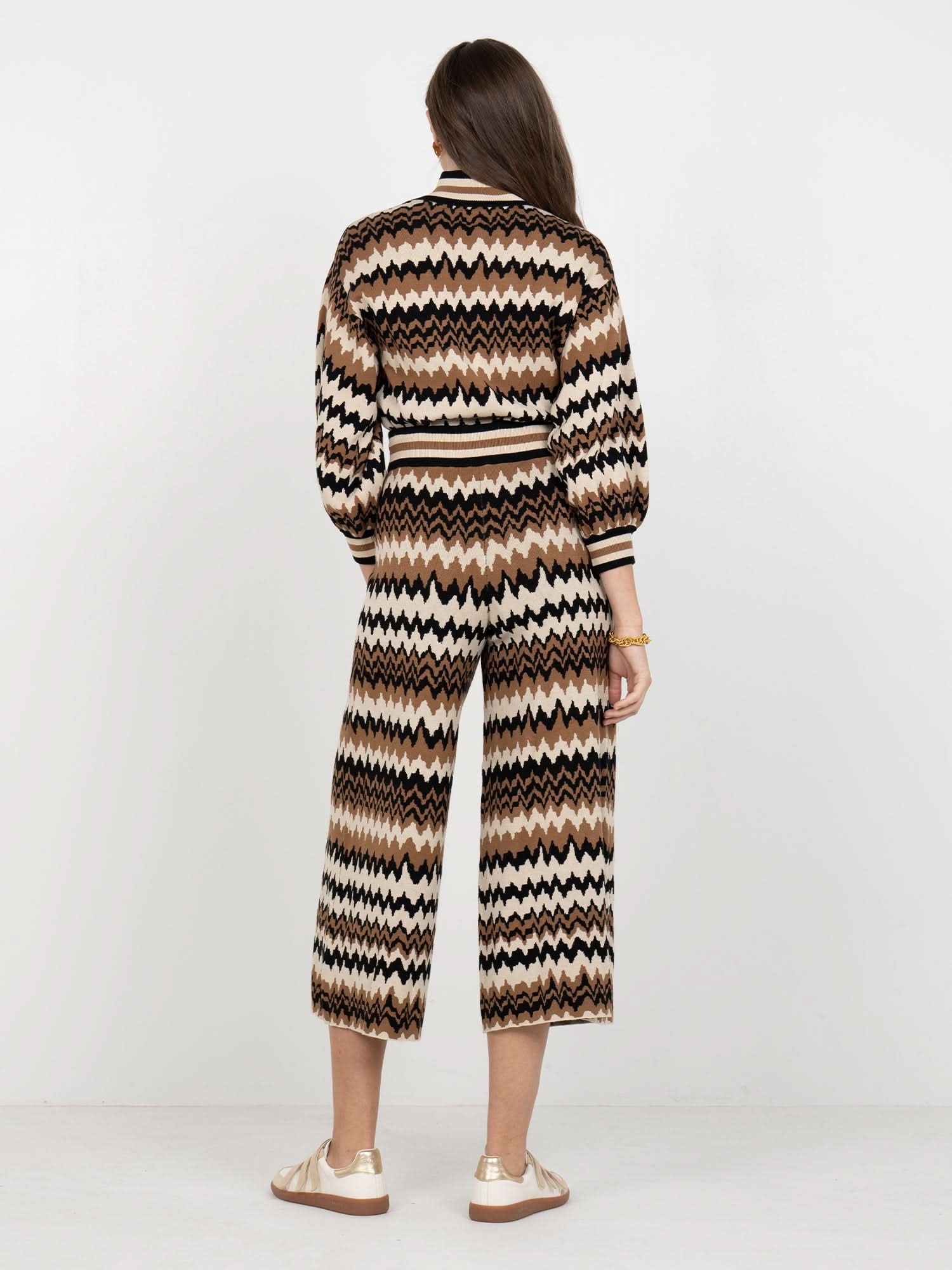 TEDDY CROP TROUSER IN MOCHA MIRAGE