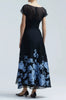 BAROQUE FLORAL FIL COUPE EVELYN DRESS