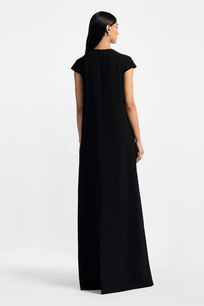 RAISED FLORAL EMBOIDERY AUGUSTA GOWN