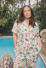 SHORT SLEEVE CLASSIC STRETCH JERSEY CROPPED PJ SET