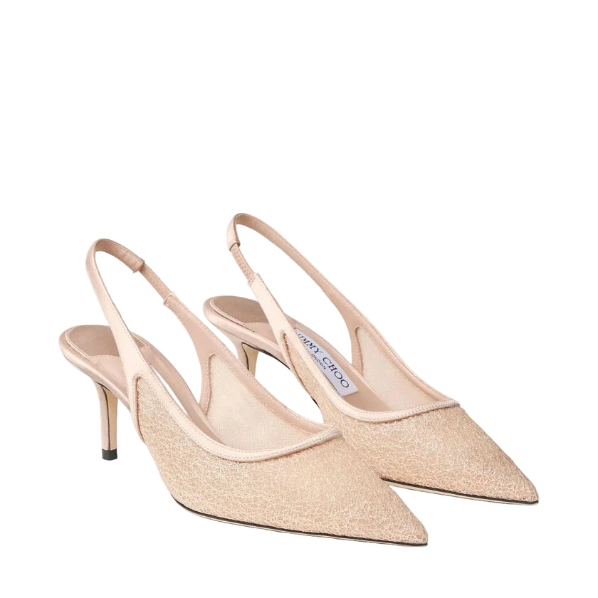 LOVE SLING BACK 65 MACRON CANDYFLOSS GLITTER SLINGBACKS