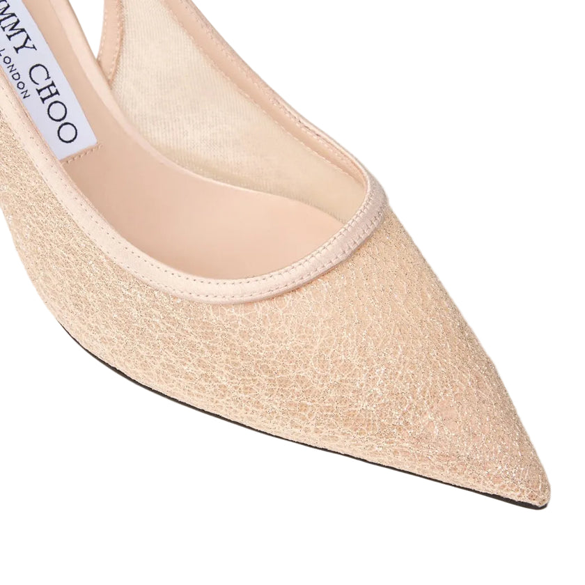 LOVE SLING BACK 65 MACRON CANDYFLOSS GLITTER SLINGBACKS