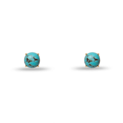TURQUOISE ASHFORD STUD EARRINGS