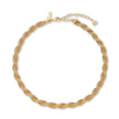 GOLD SERPENTINE MESH NECKLACE