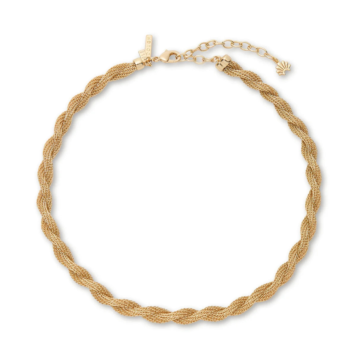 GOLD SERPENTINE MESH NECKLACE